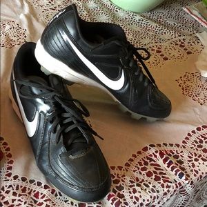 Nike cleats, Black, Sz 11 Laceups